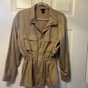 Tahari Women's Utility Jacket in Tan